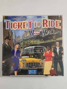 Ticket to Ride: New York Board Game by Days of Wonder - Yellow Taxi Artwork